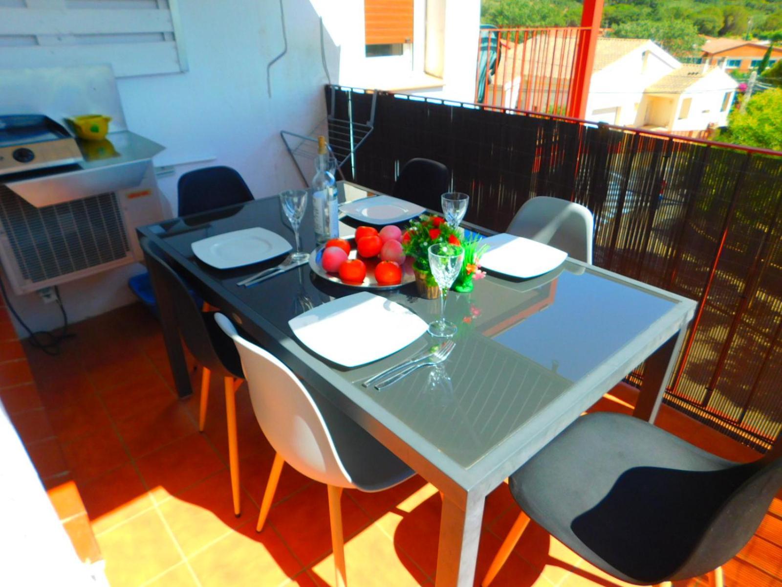 Apartamento Mas Oliva Roses Esterno foto